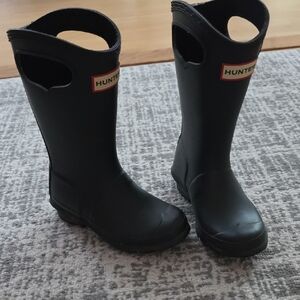 Hunter Kids Classic Black Rain Boots